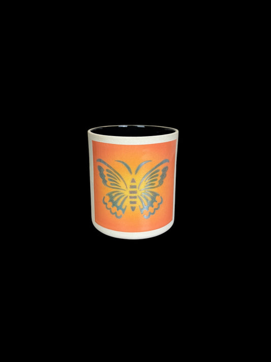 Butterfly Airbrushed Cup