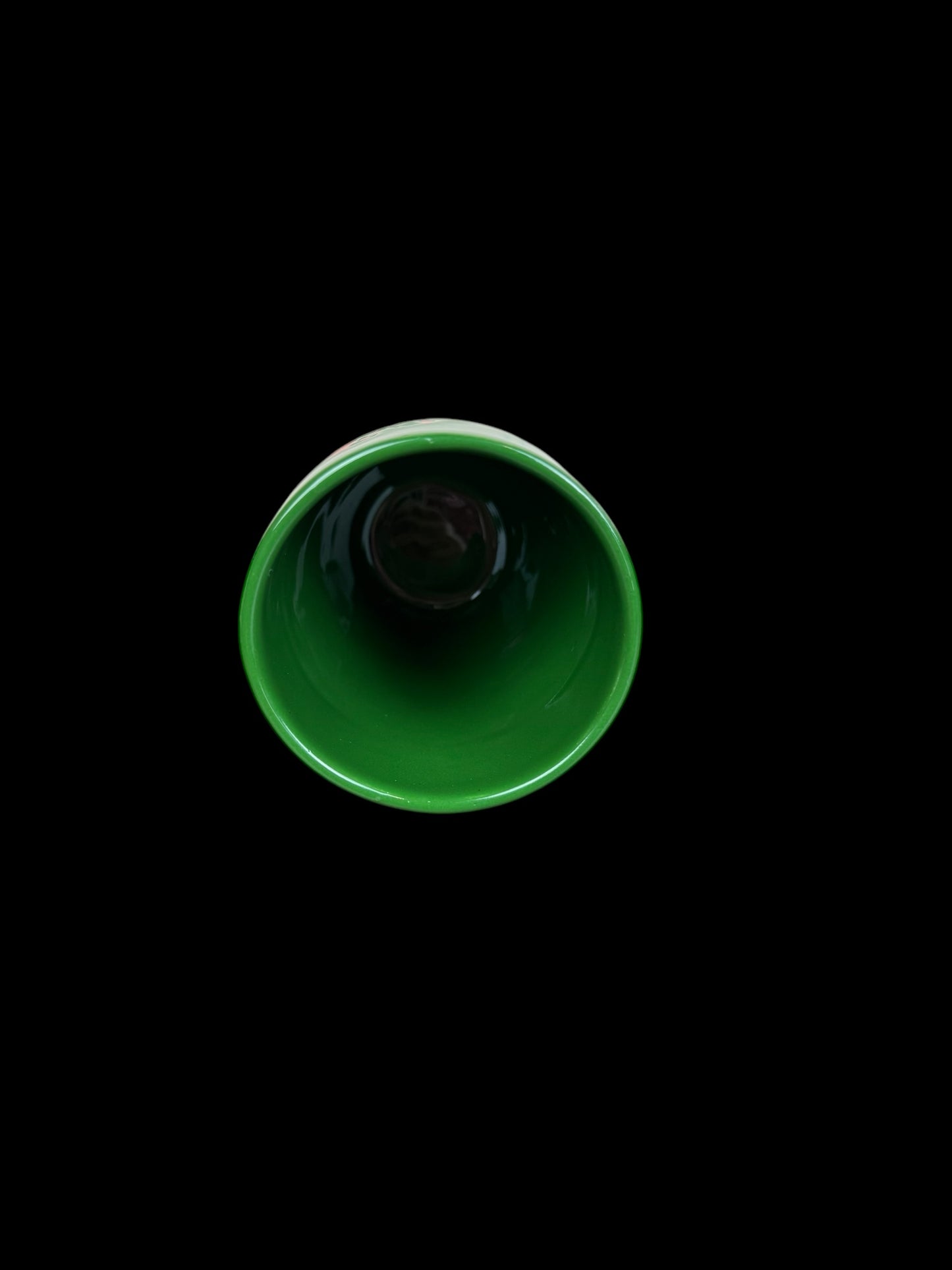 Green and Red Gradient Rose Tall Cup