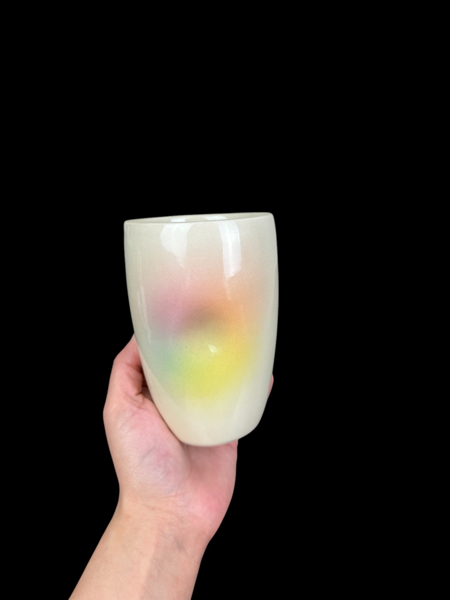 Airbrushed Gradient Thumb Print Tumbler