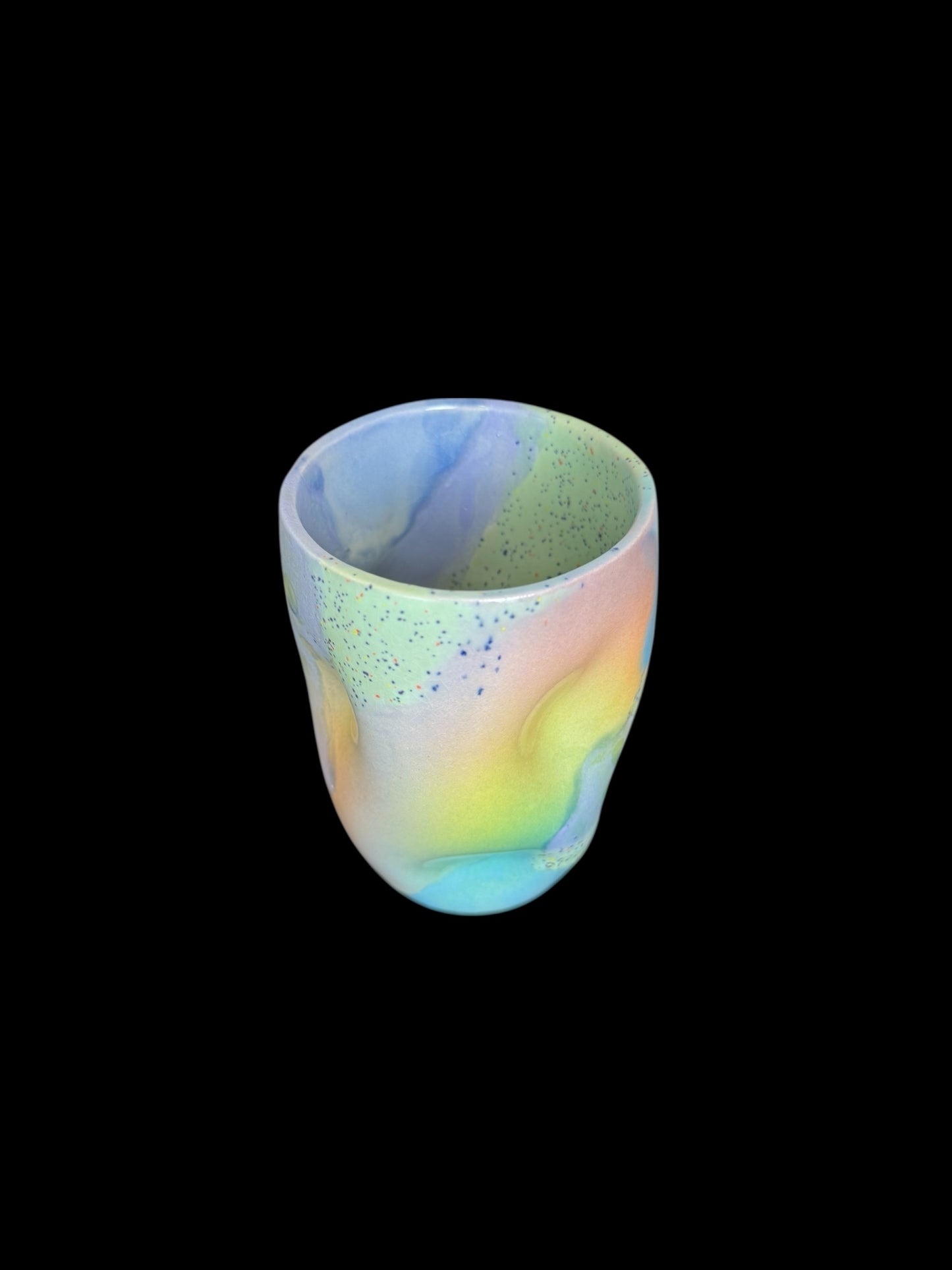 Multi-indented Colorful Tumbler#3