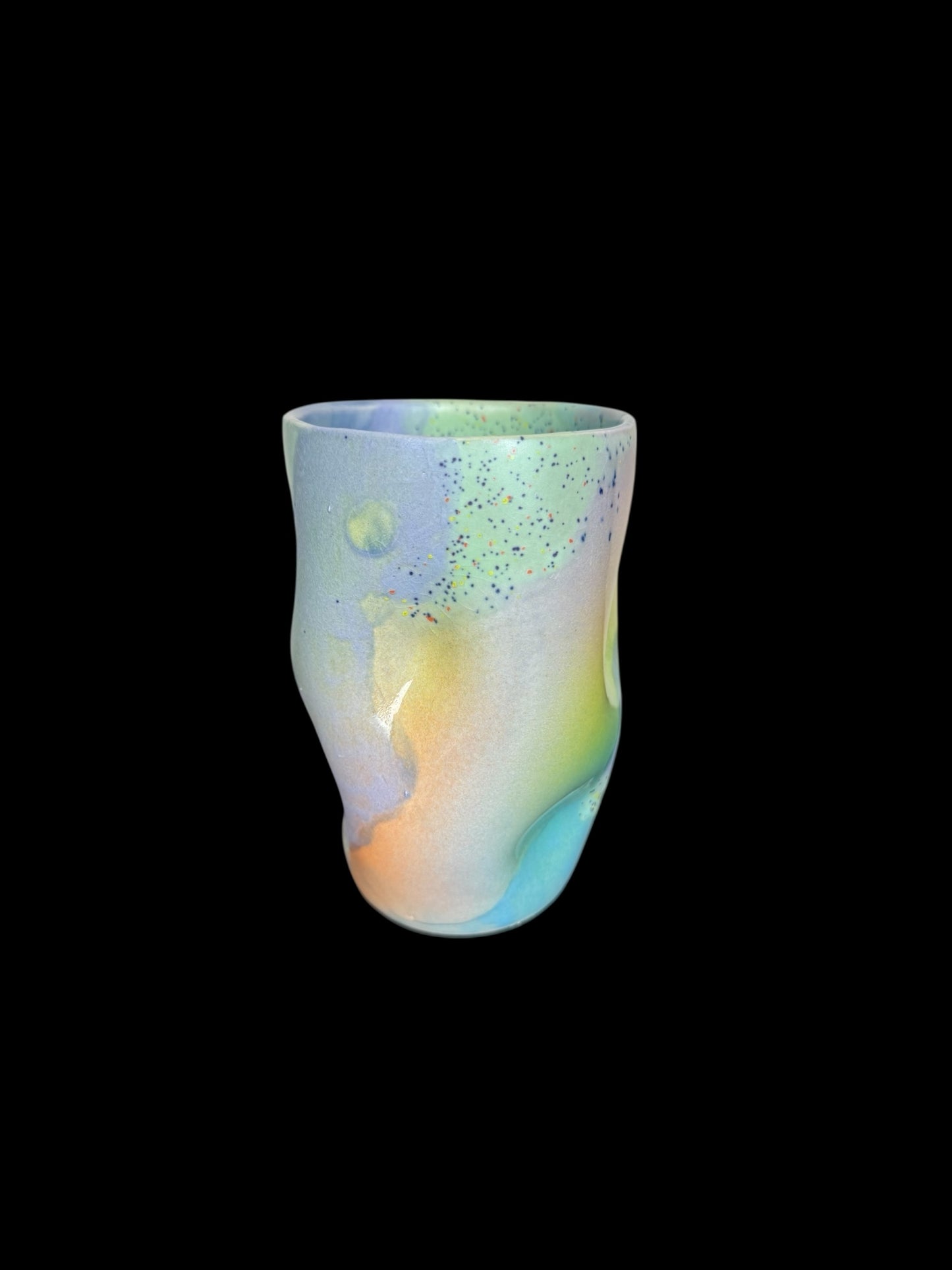 Multi-indented Colorful Tumbler#3