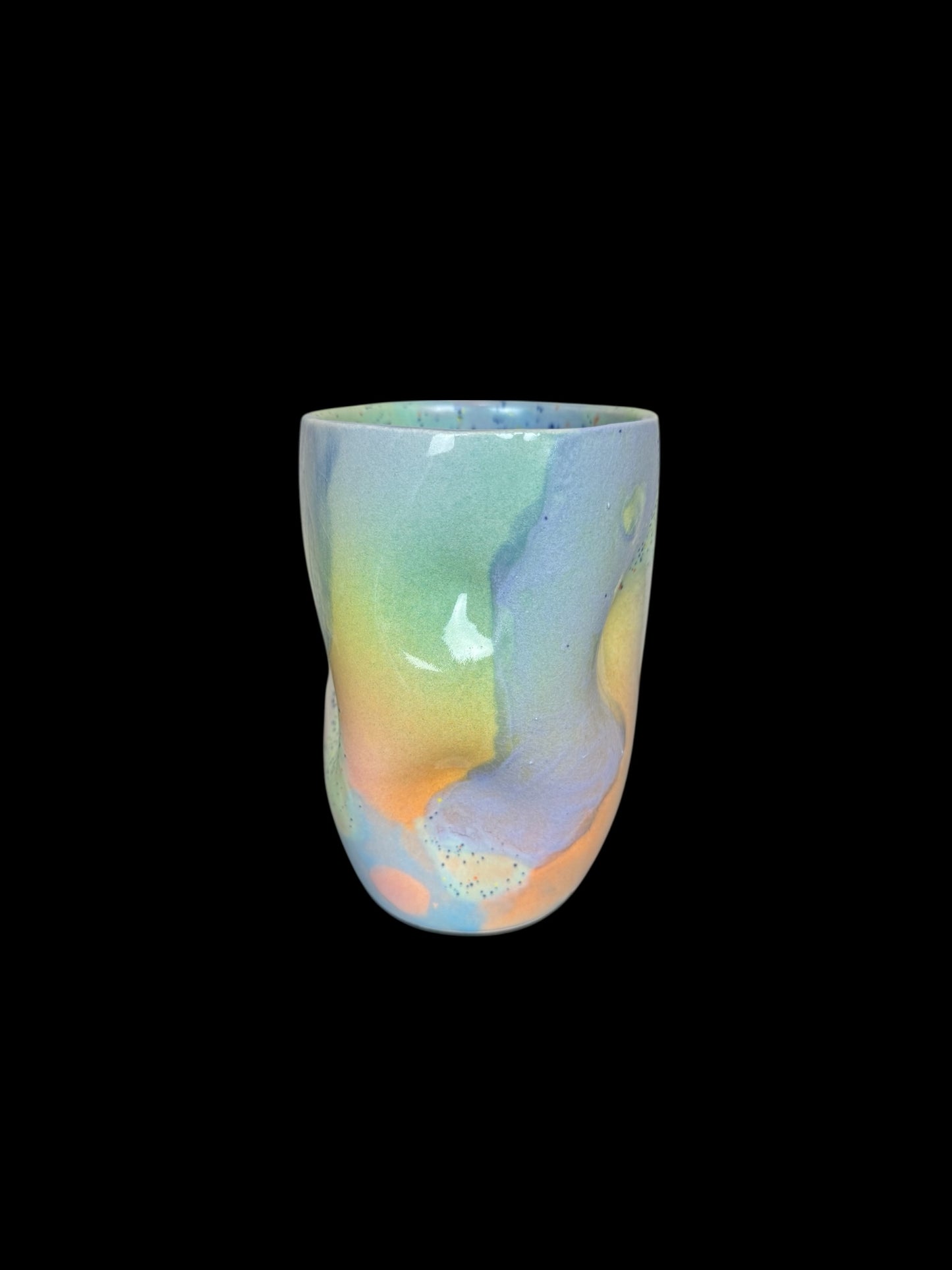 Multi-indented Colorful Tumbler#3