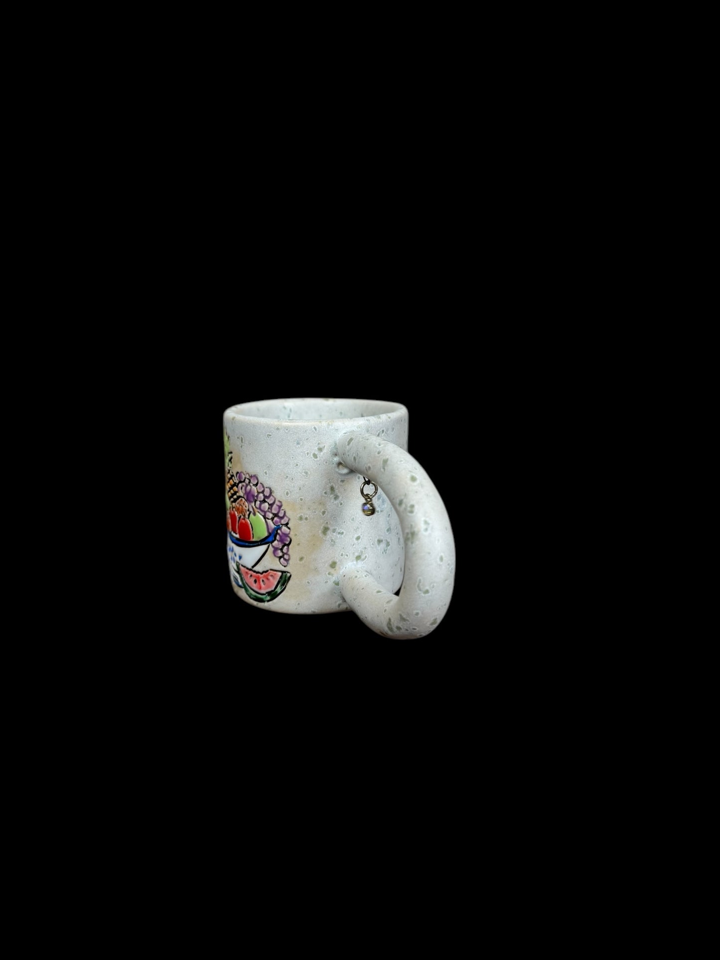Fruit Bowl Carving Espresso Mug