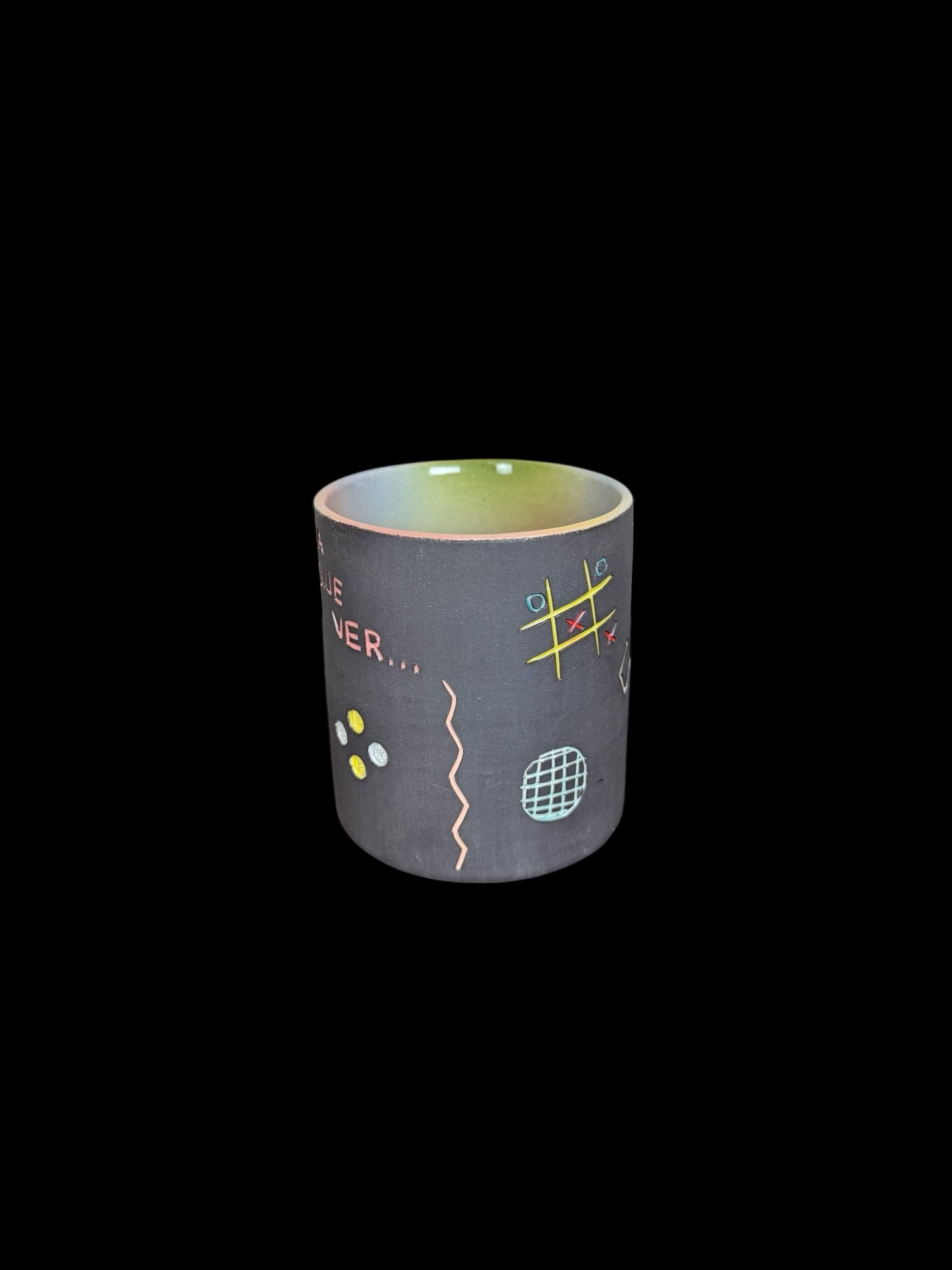 Scratch Art Carved Espresso Mug#2