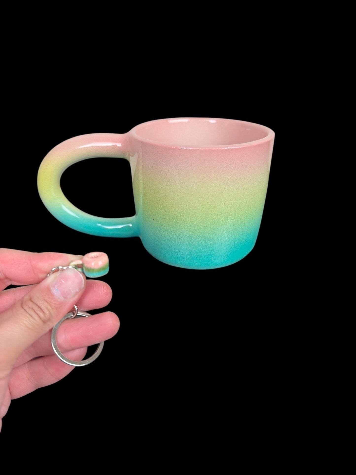 Gradient Pink to Teal Mug