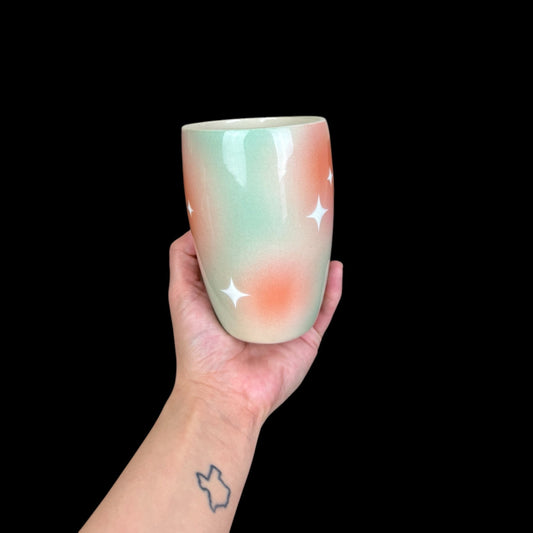 Airbrushed Tall Tumbler