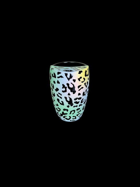 Cheetah Print Tall Travel Mug