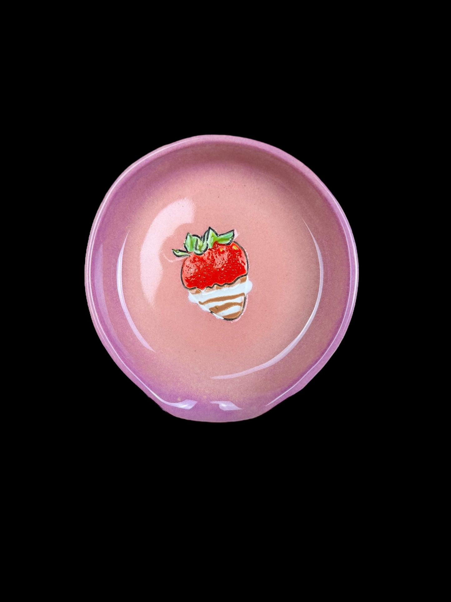 Dipped Strawberry Carving Spoon Rest