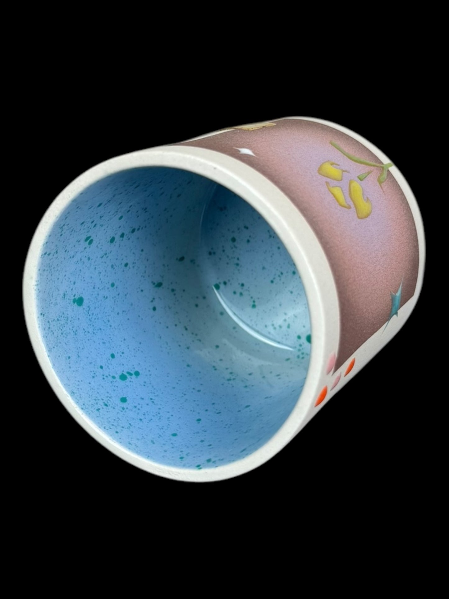 Airbrushed Tulip Cup with Stickers