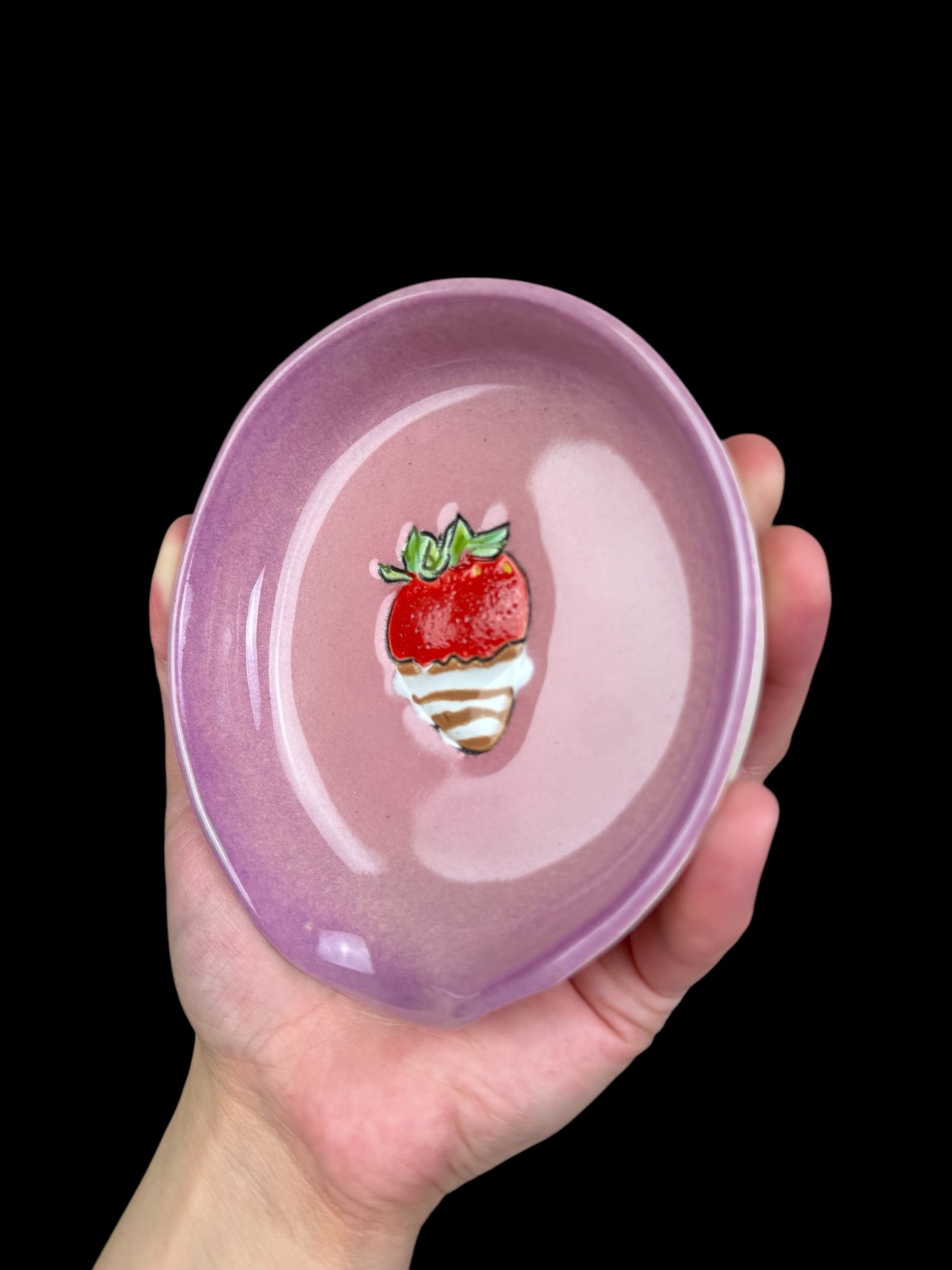 Dipped Strawberry Carving Spoon Rest