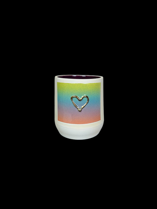 Gold Heart Wine Cup