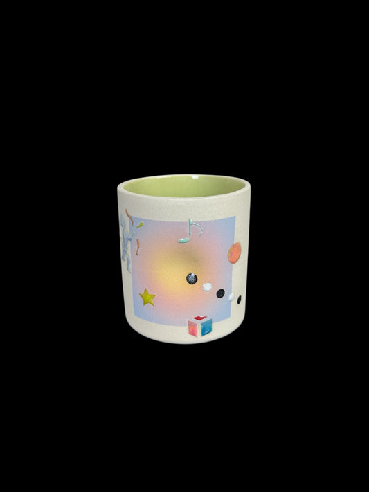Indented Gradient Cup with Cupid