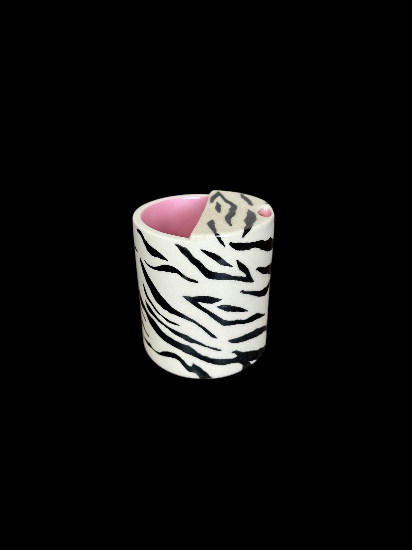 Zebra Print Travel Mug