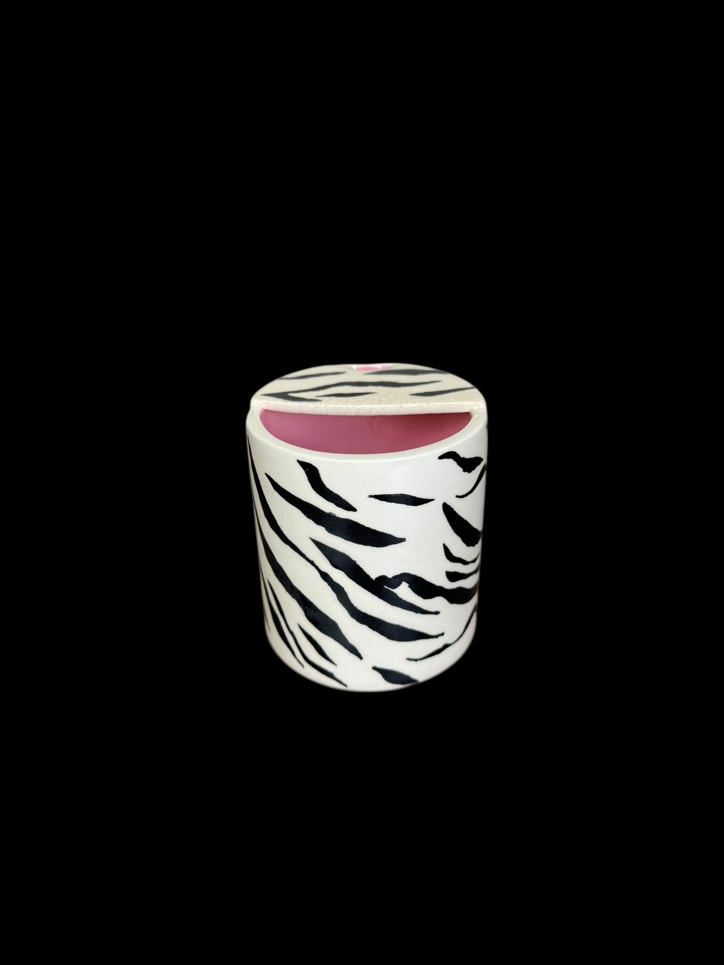 Zebra Print Travel Mug