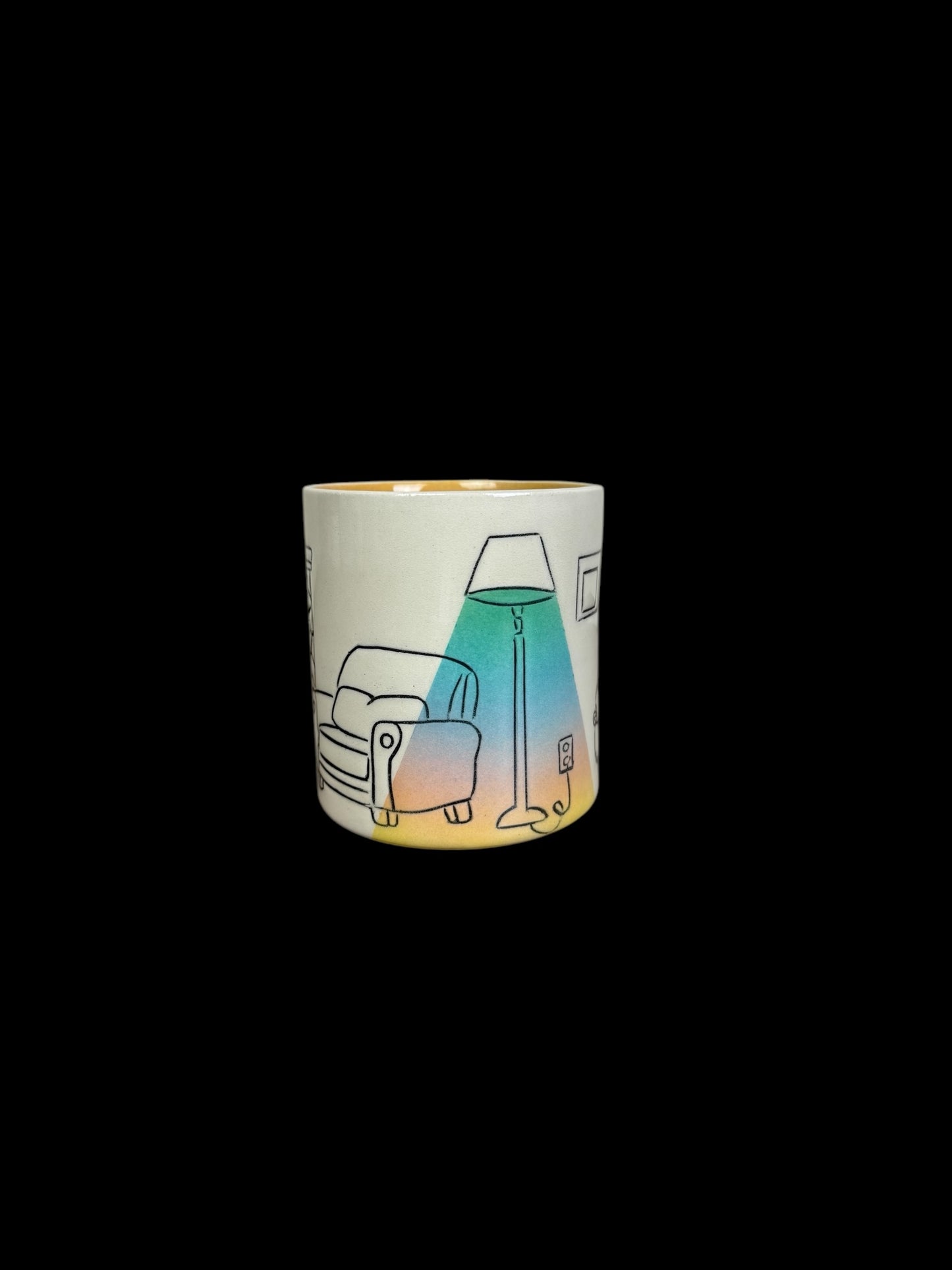Gradient Living Room Light Cup