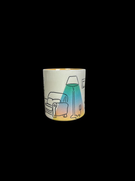 Gradient Living Room Light Cup