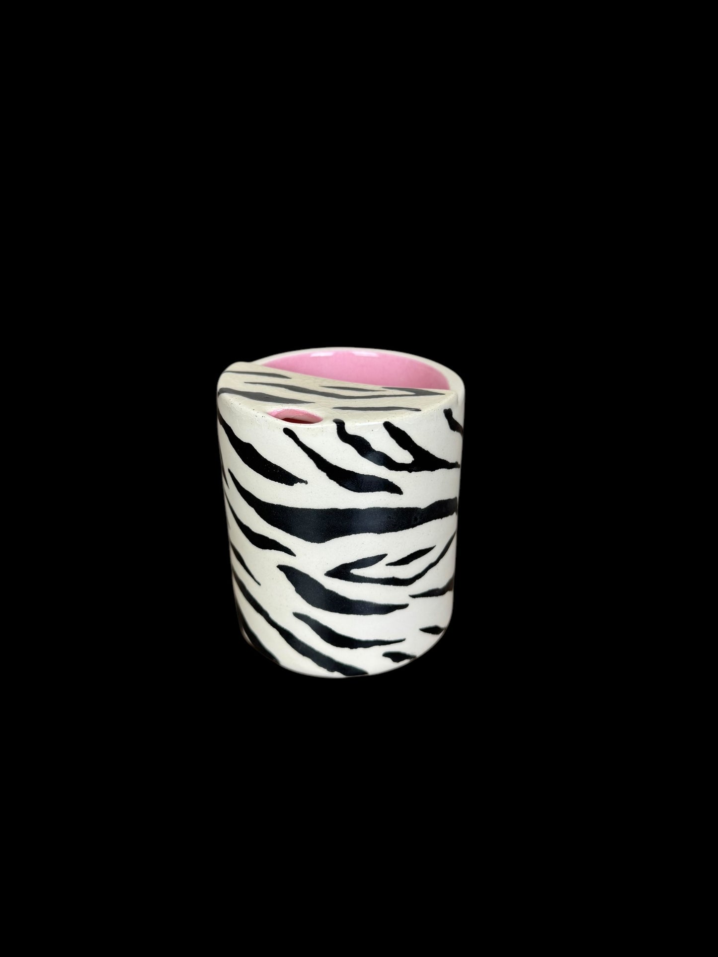 Zebra Print Travel Mug