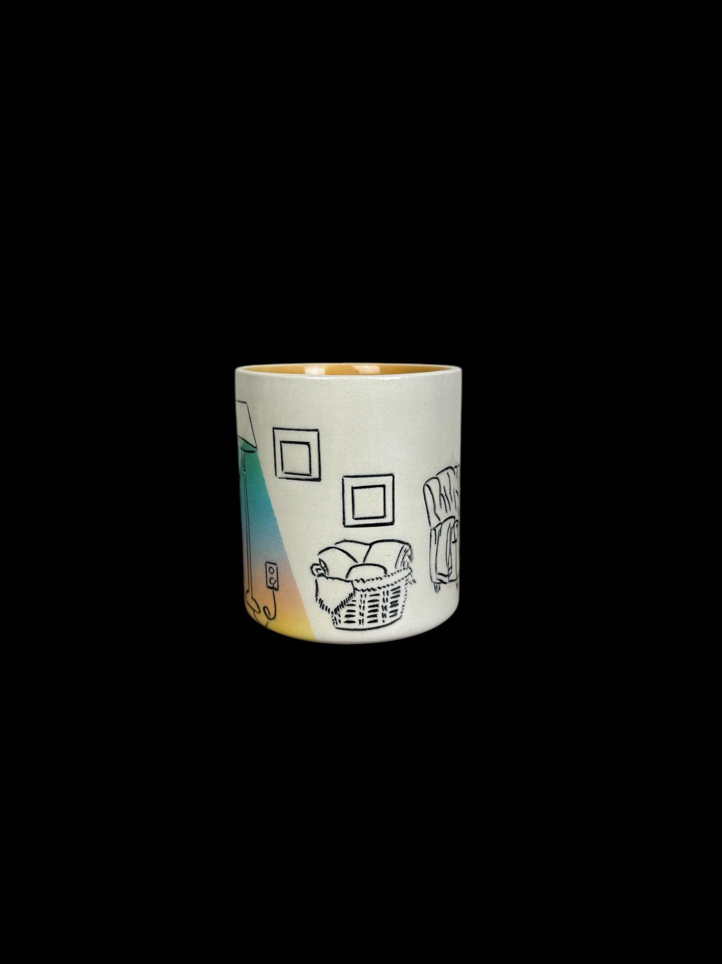 Gradient Living Room Light Cup