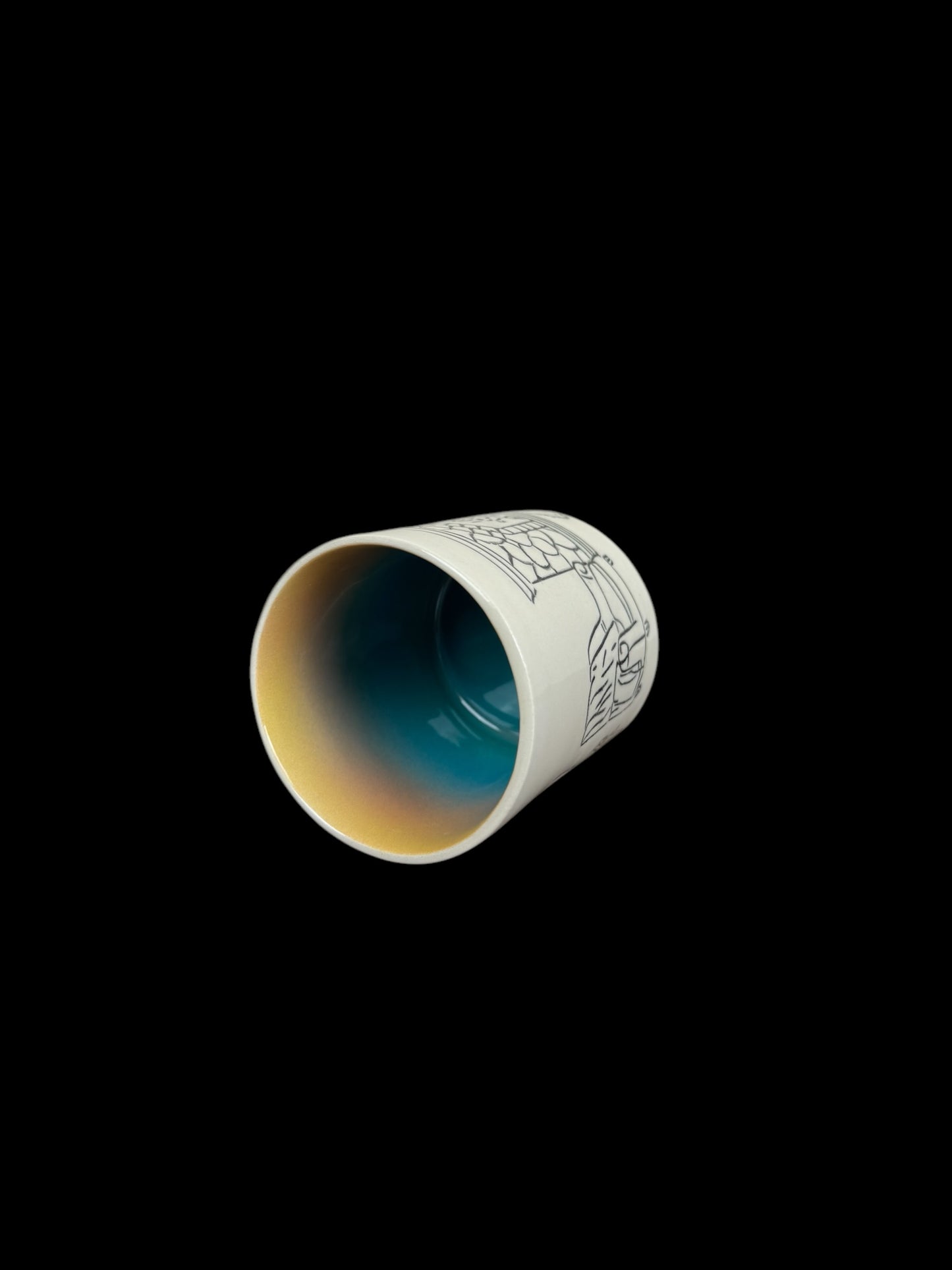 Gradient Living Room Light Cup