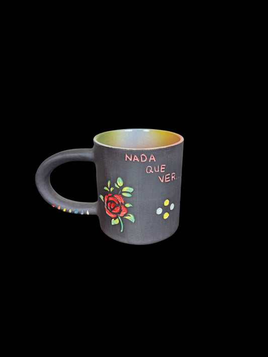 Scratch Art Carved Espresso Mug#2