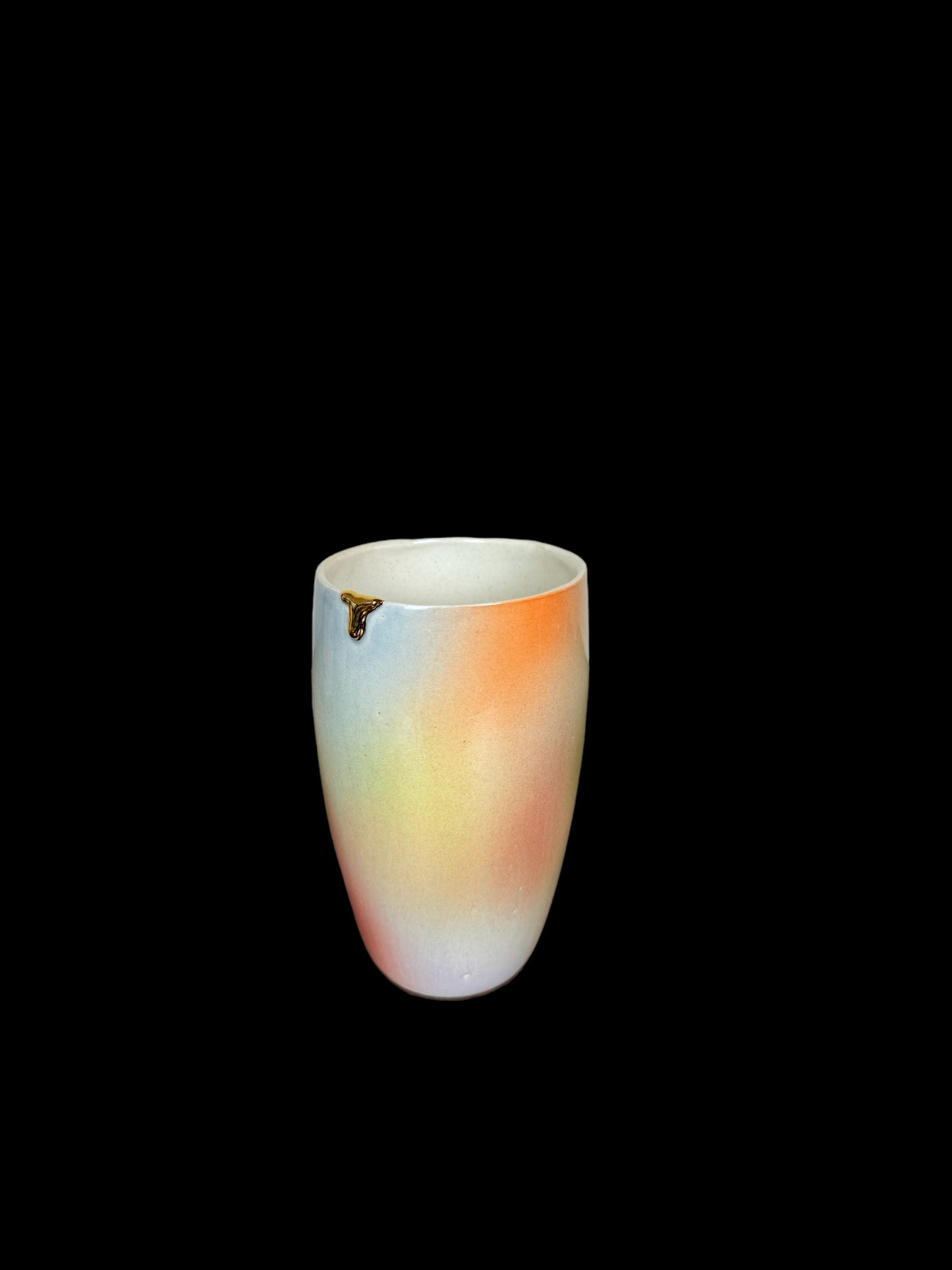 Gold Drip Airbrushed Tumbler