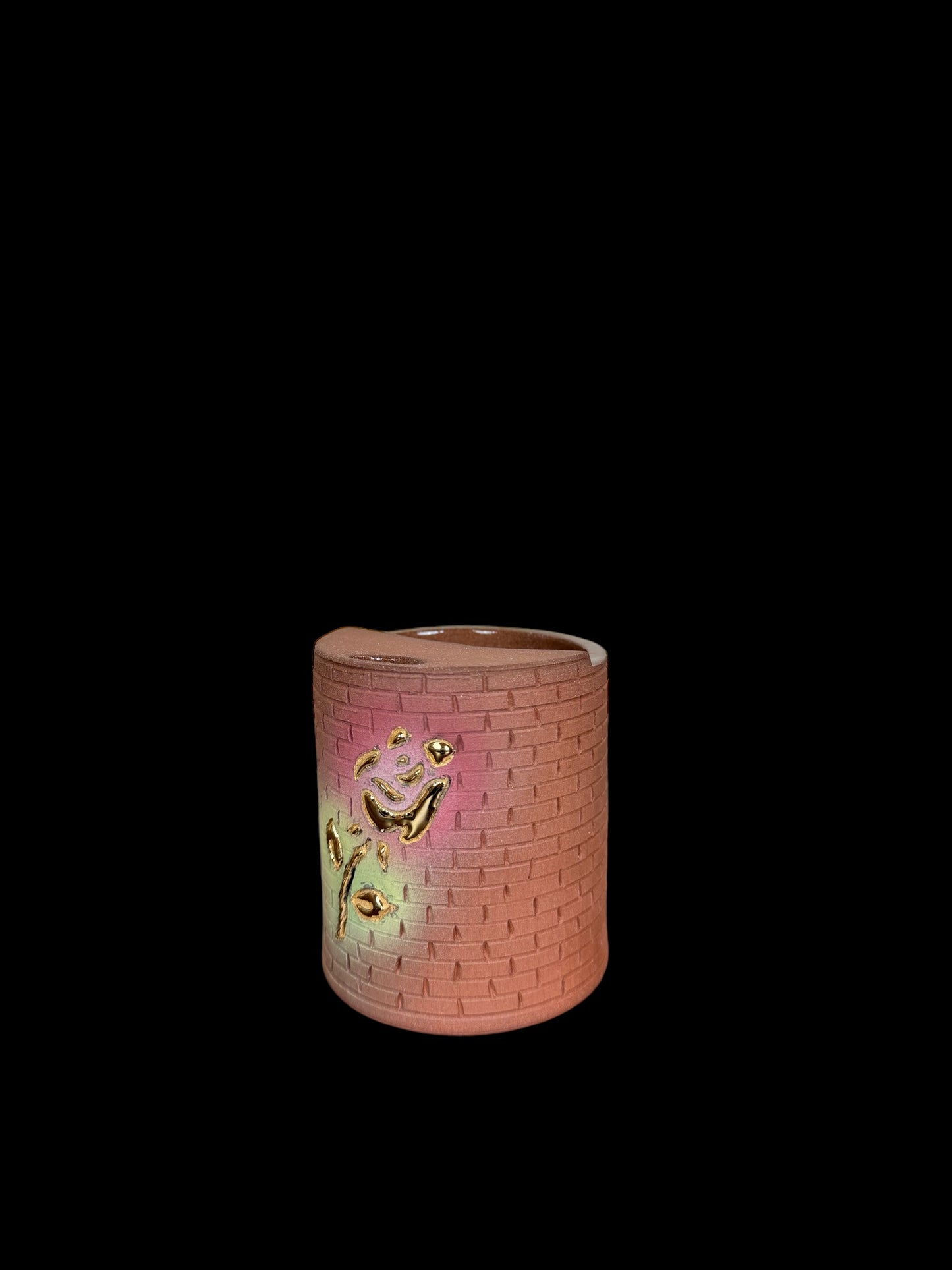 Gold Rose Brick Travel Mug